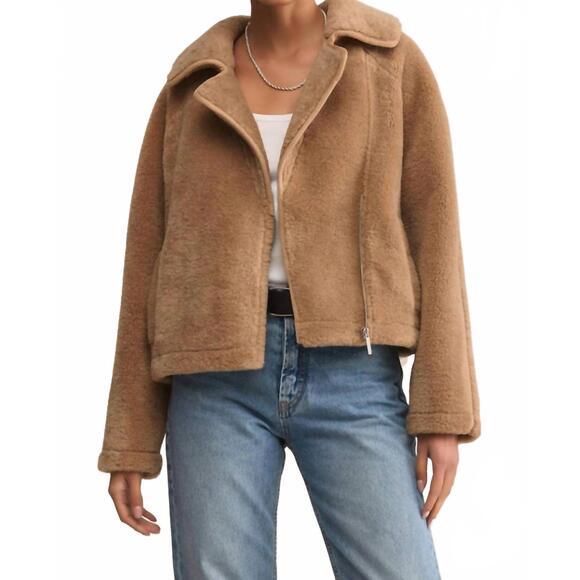 NEW Z SUPPLY townsend sherpa jacket in natural - Picture 1 of 3